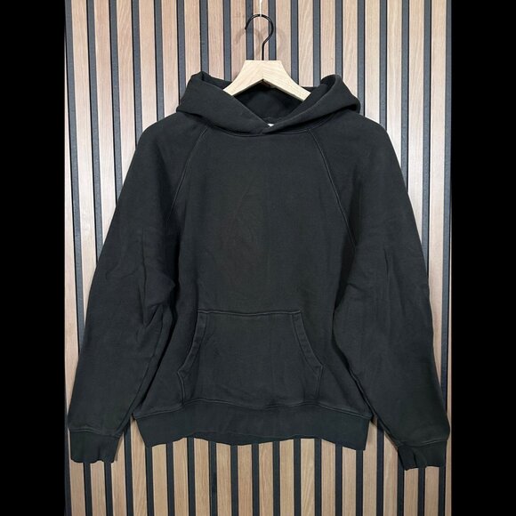Fear of God Hoodie Small Men Black Essentials Fleece Pullover Relaxed Streetwear - Picture 1 of 8